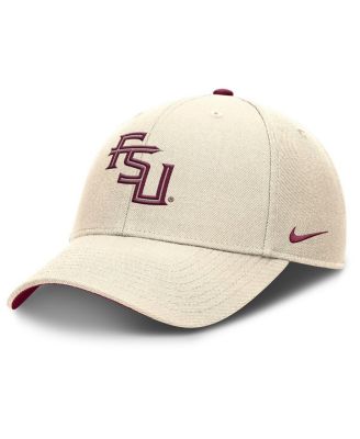 Nike - Men's Natural Florida State Seminoles Rise Primetime Performance Trucker Adjustable Hat