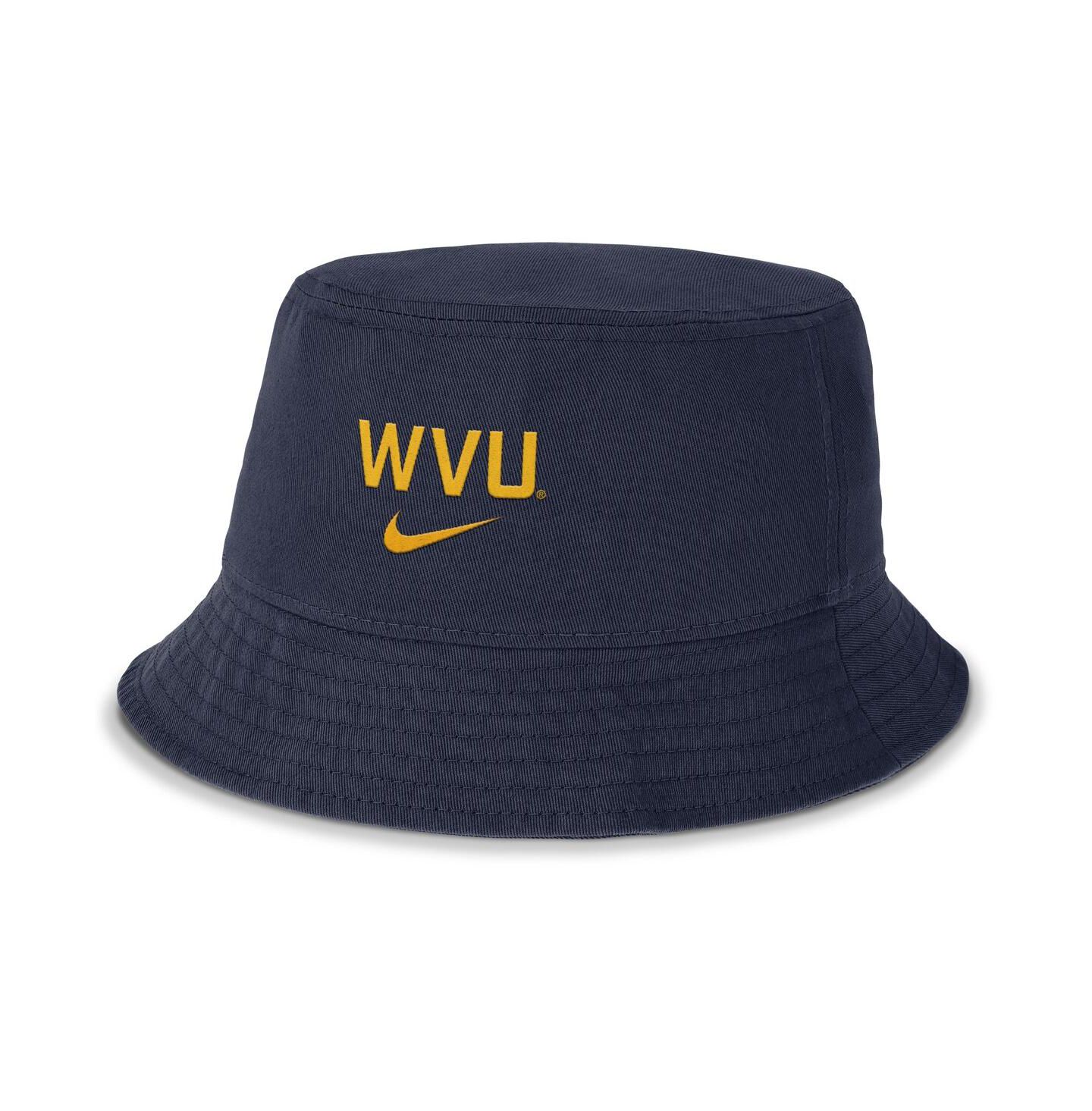 Мужская панама Nike Navy West Virginia Mountaineers Apex Primetime Bucket Hat — фото 1