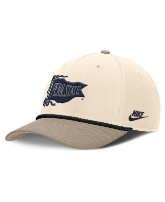 Nike - Men's Natural Penn State Nittany Lions Rise Legacy Throwback Logo Adjustable Hat