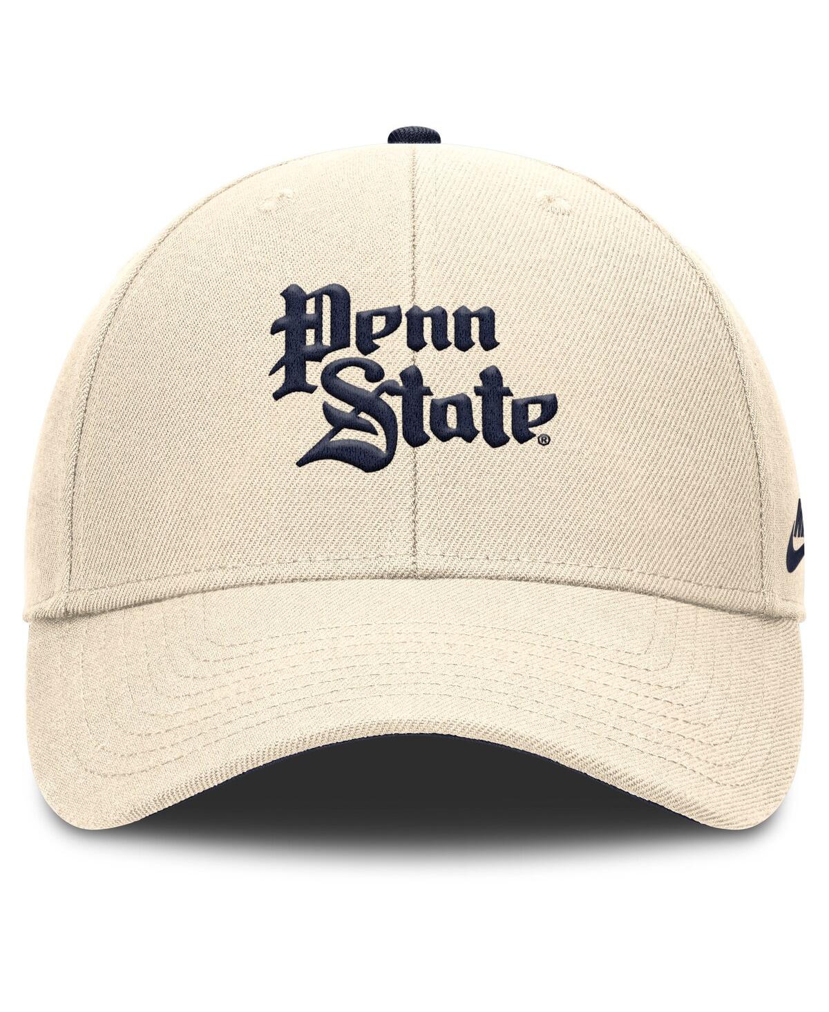 Nike Natural Penn State Nittany Lions Rise Legacy Adjustable Hat In Brown