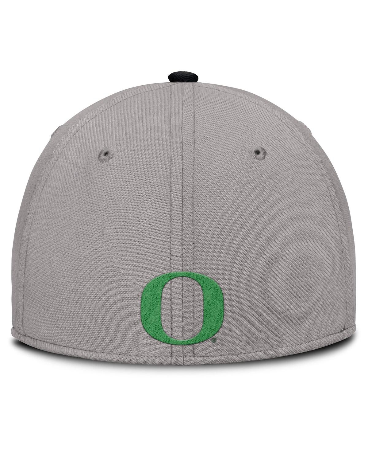 Nike Men's Gray Oregon Ducks Rise Prep Performance Flex Hat In Gray
