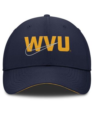 Men's Navy West Virginia Mountaineers Club Prep Performance Adjustable Hat