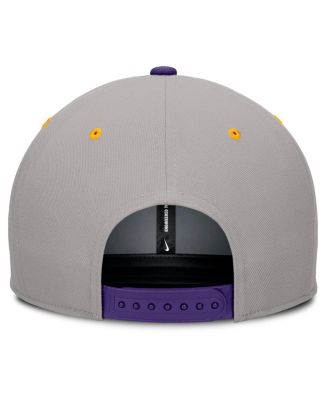 Men's Purple/Gray LSU Tigers Prep Pro Performance Snapback Hat