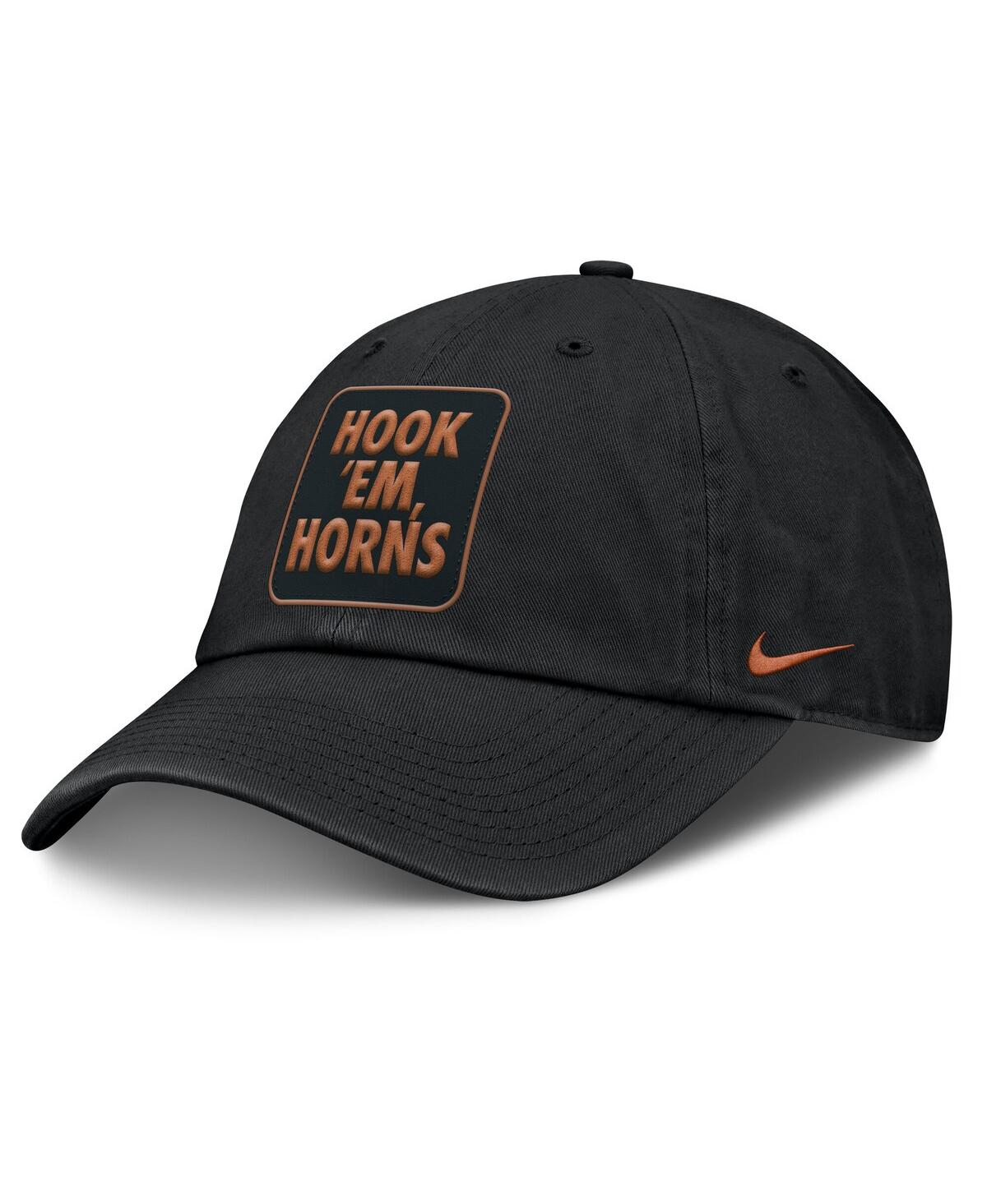 Nike Men's Black Texas Longhorns Local Club Adjustable Hat In Black