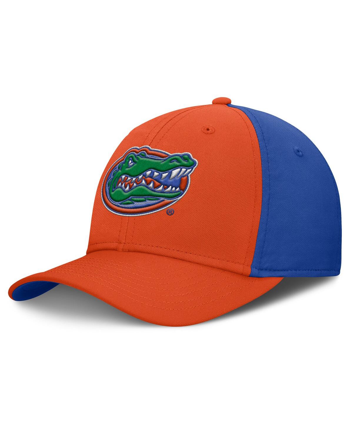 Men's Orange/Royal Florida Gators 2025 Sideline Rise Local Performance Flex Hat - Orange, Royal