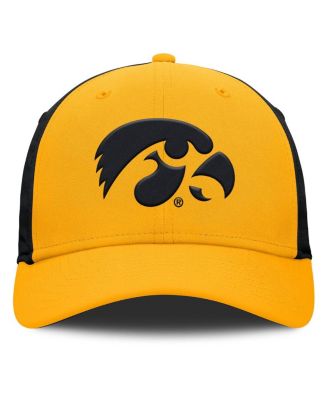 Men's Gold/Black Iowa Hawkeyes 2025 Sideline Rise Local Performance Flex Hat