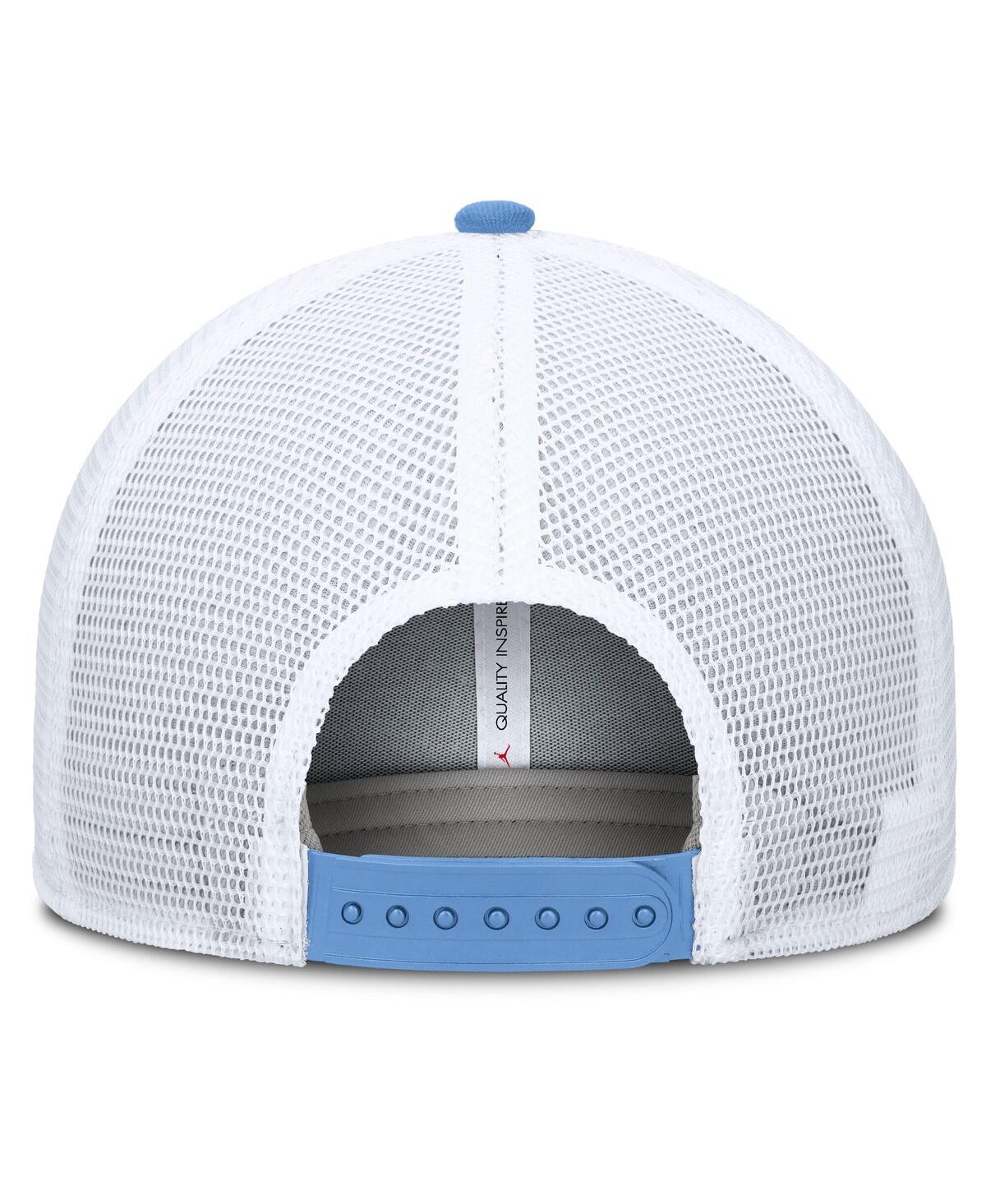 Jordan Men's Light Blue/white North Carolina Tar Heels Rise Primetime Performance Trucker Adjustable Hat In Multi
