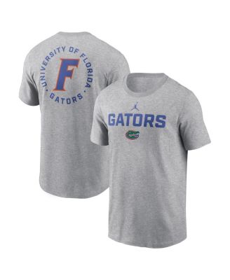 Jordan - Men's Heather Gray Florida Gators Campus 2-Hit T-Shirt