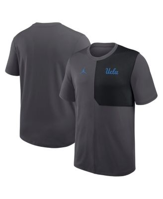Jordan - Men's Anthracite UCLA Bruins 2025 Sideline UV Performance Coach T-Shirt