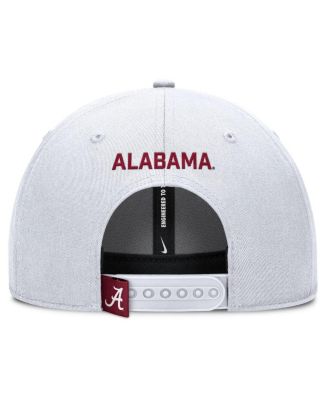 Men's White Alabama Crimson Tide 2025 On-Field Rise Performance Adjustable Hat