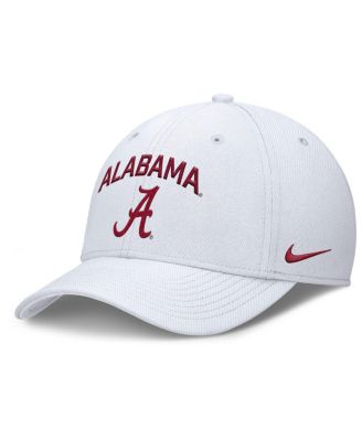Nike - Men's White Alabama Crimson Tide 2025 On-Field Rise Performance Flex Hat