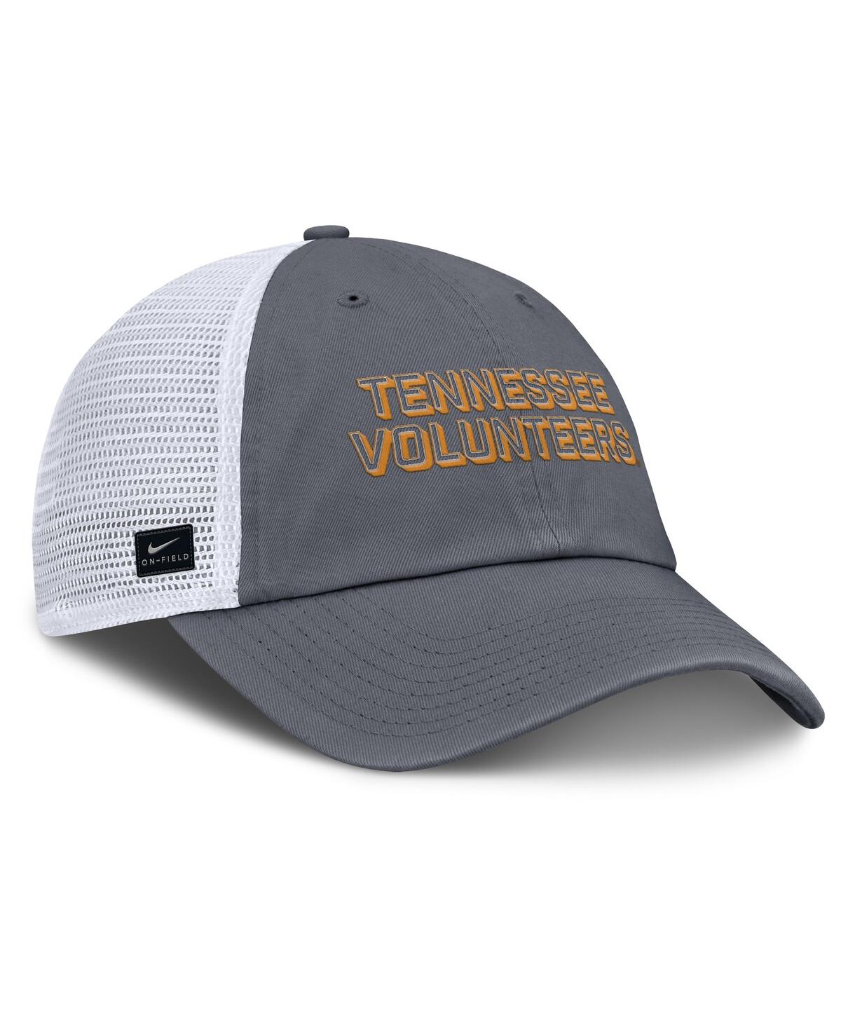 Nike Men's Gray Tennessee Volunteers 2025 Gameday On-field Club Adjustable Trucker Hat In Gray