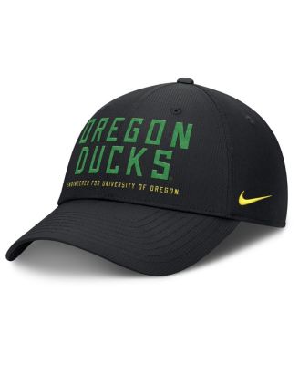 Nike - Men's Black Oregon Ducks 2025 On-Field Gameday Club Adjustable Hat