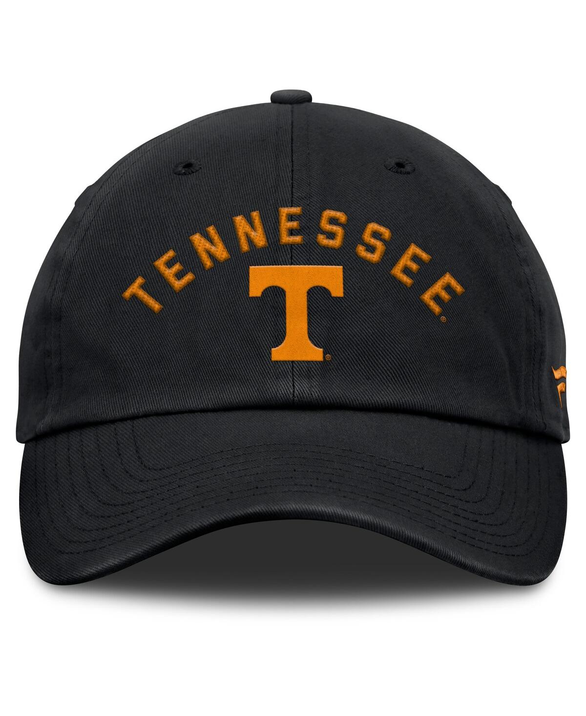Fanatics Men's Black Tennessee Volunteers Myth Adjustable Hat In Black
