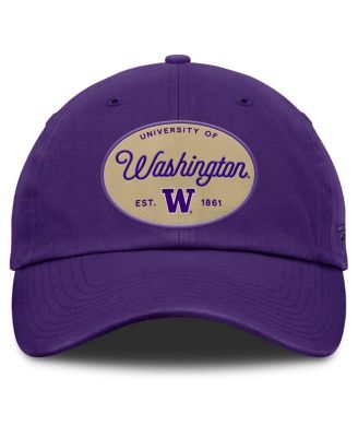 Women's Purple Washington Huskies Candid Adjustable Hat