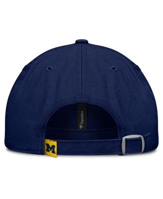 Women's Navy Michigan Wolverines Candid Adjustable Hat