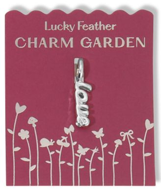 Charm Garden - SILVER - LOVE - Script L-O-V-E