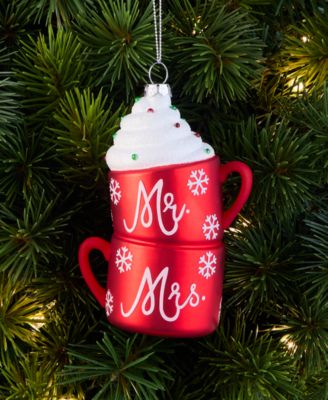 Our First Mr. & Mrs. Double Hot Chocolate Cups Ornament, Macy's Exclusive