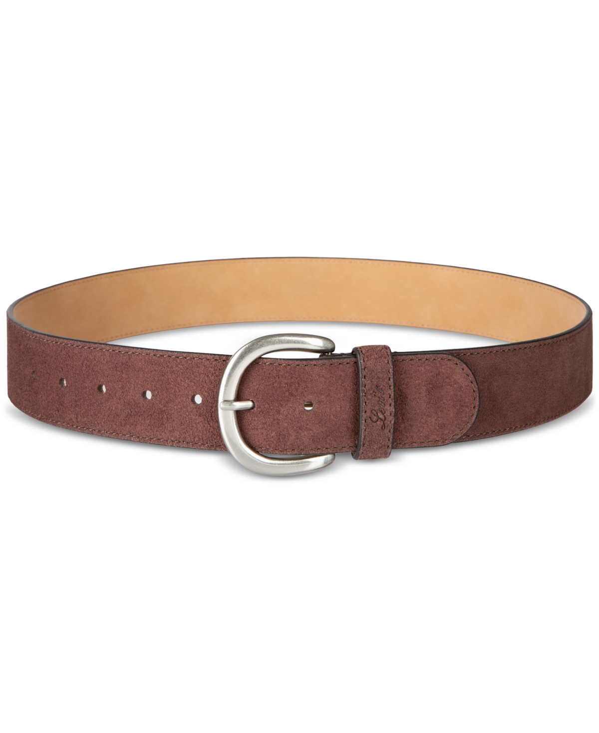 Levi's Stitched Edge Casual Belt In Brown