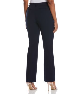 Petite Stretch Pull On Classic Fit Crepe Pants