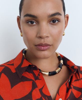 Women's Printed Short-Sleeved Shirt