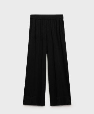 Women's Fine Knit Straight Fit Pants