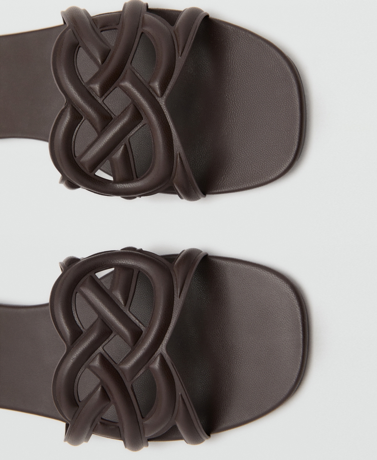 Mango Women's Cross-strap Sandals In Brown