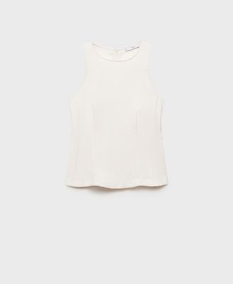 MANGO - Women's A-Line Halter Neck Top