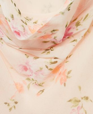 Women's Draped Floral Dress