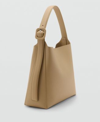Women's Leather Effect Bucket Bag