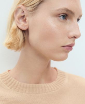 Women's Short-Sleeved Crop Sweater