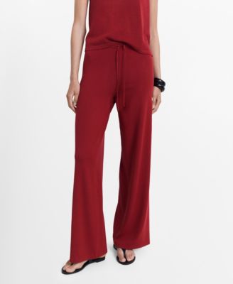 Women's Straight Knitted Pants