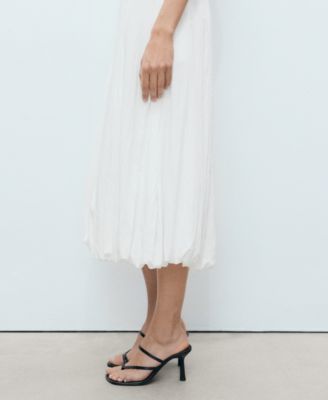 Women's Balloon Effect Long Dress