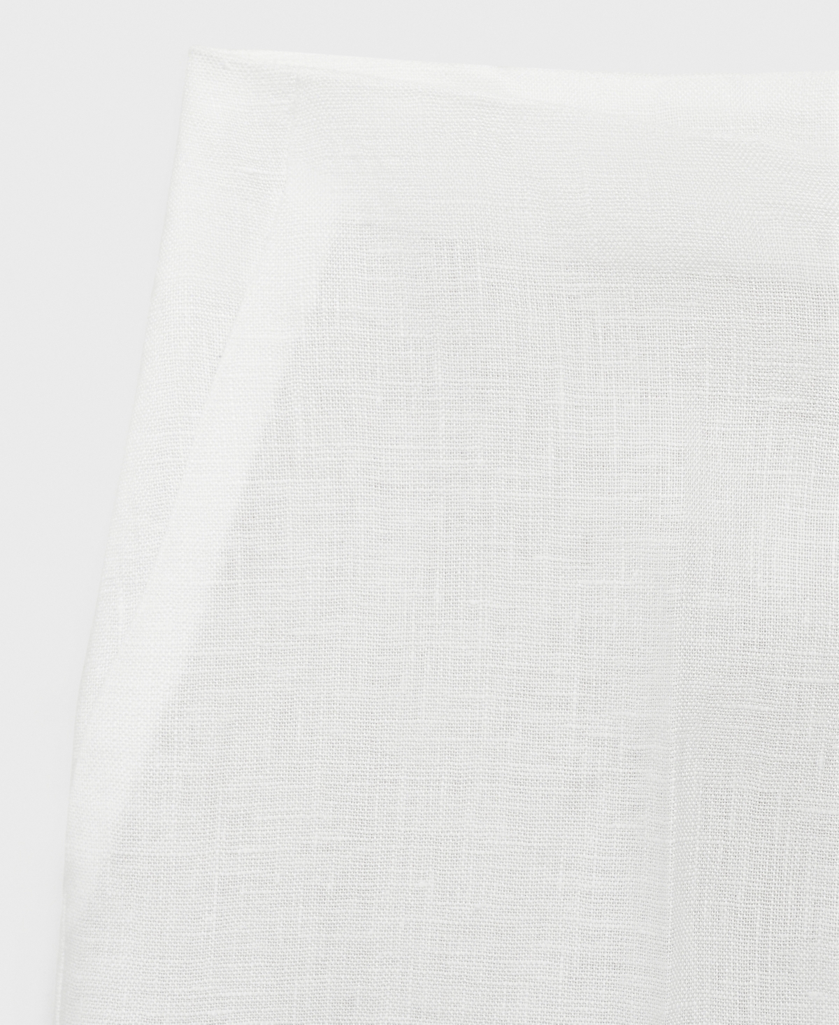 Mango Women's Straight-fit Linen Shorts In White