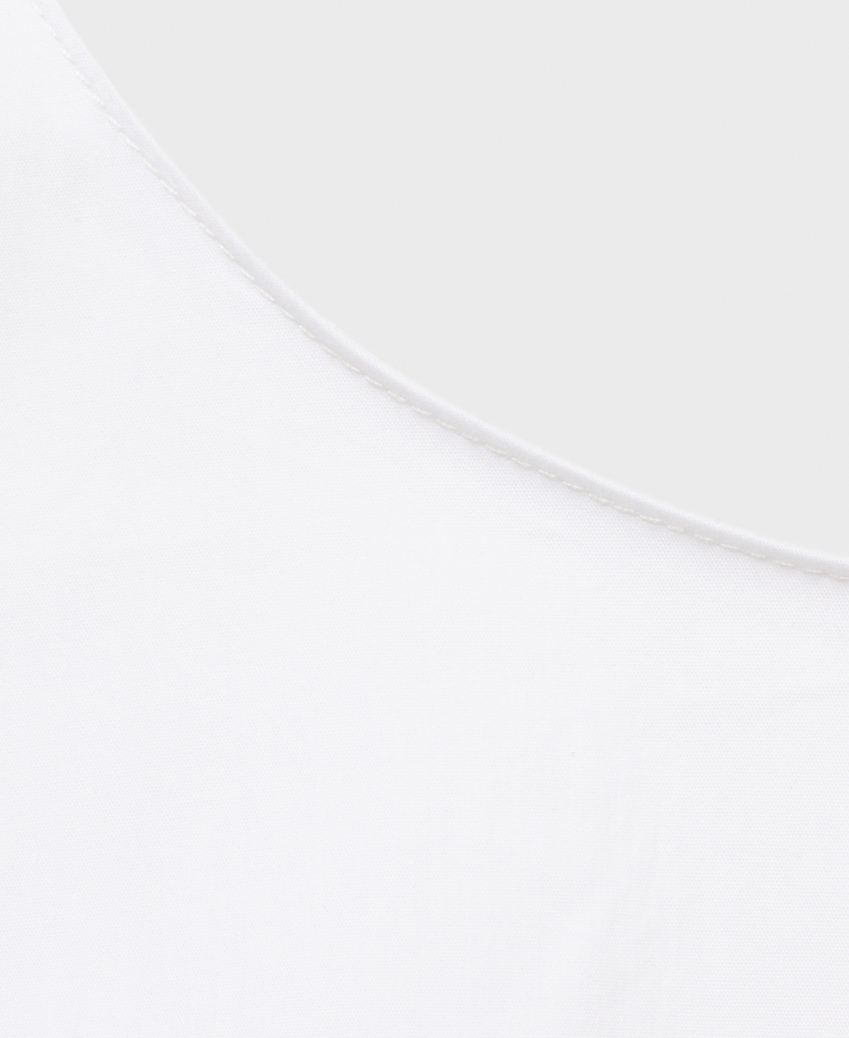 Mango Crop Top With Bow On The Back White In White