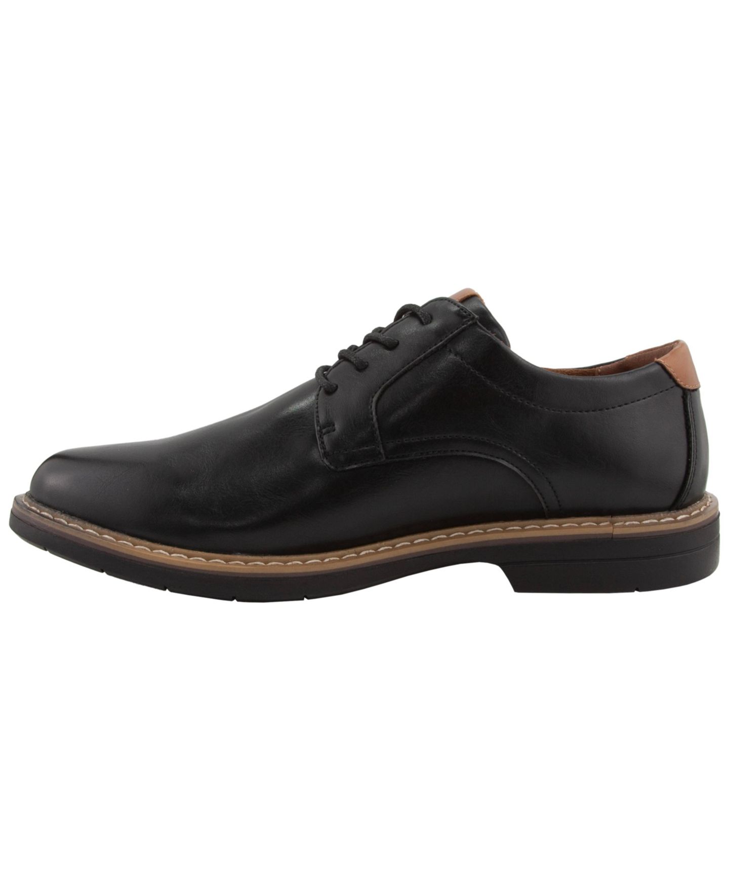 Deer Stags Men's Belmont Comfort Lace Up Dress Oxford, цвет: Чёрный — фото 3