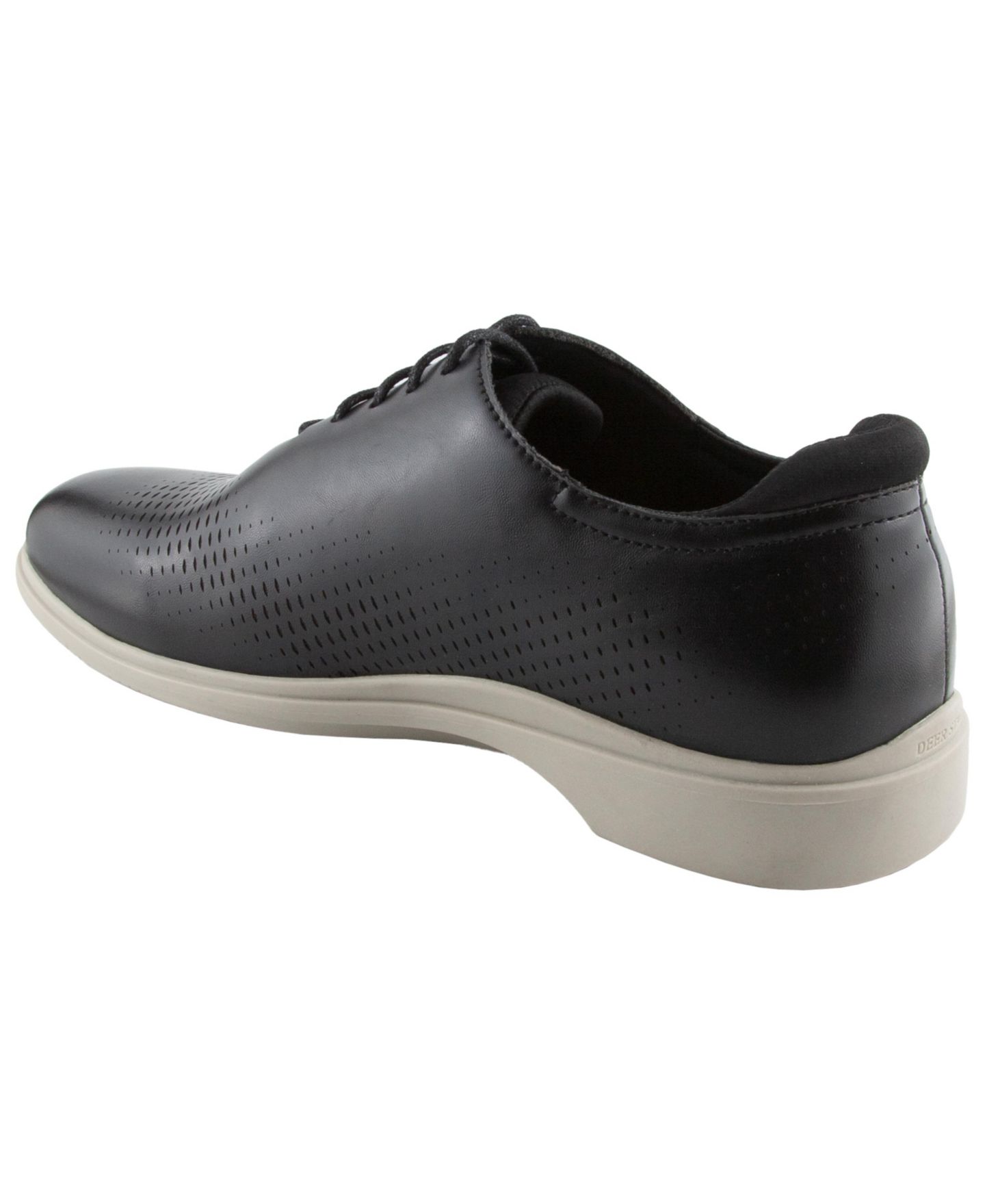 Deer Stags Men's Valencia Comfort Perforated Dress Oxford, цвет: Чёрный — фото 6