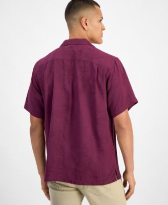 Men's Coastal Short-Sleeve Button-Front Shirt