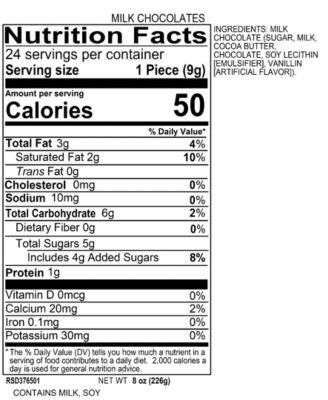 Countdown to Christmas Milk Chocolate Advent Calendar, 24 Piece