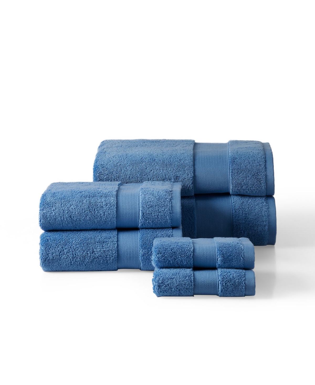 Ralph Lauren Watson Solid Cotton 6-pc. Towel Set In Blue