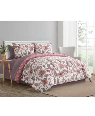 Giada 8-Pc. Floral Reversible Comforter Set