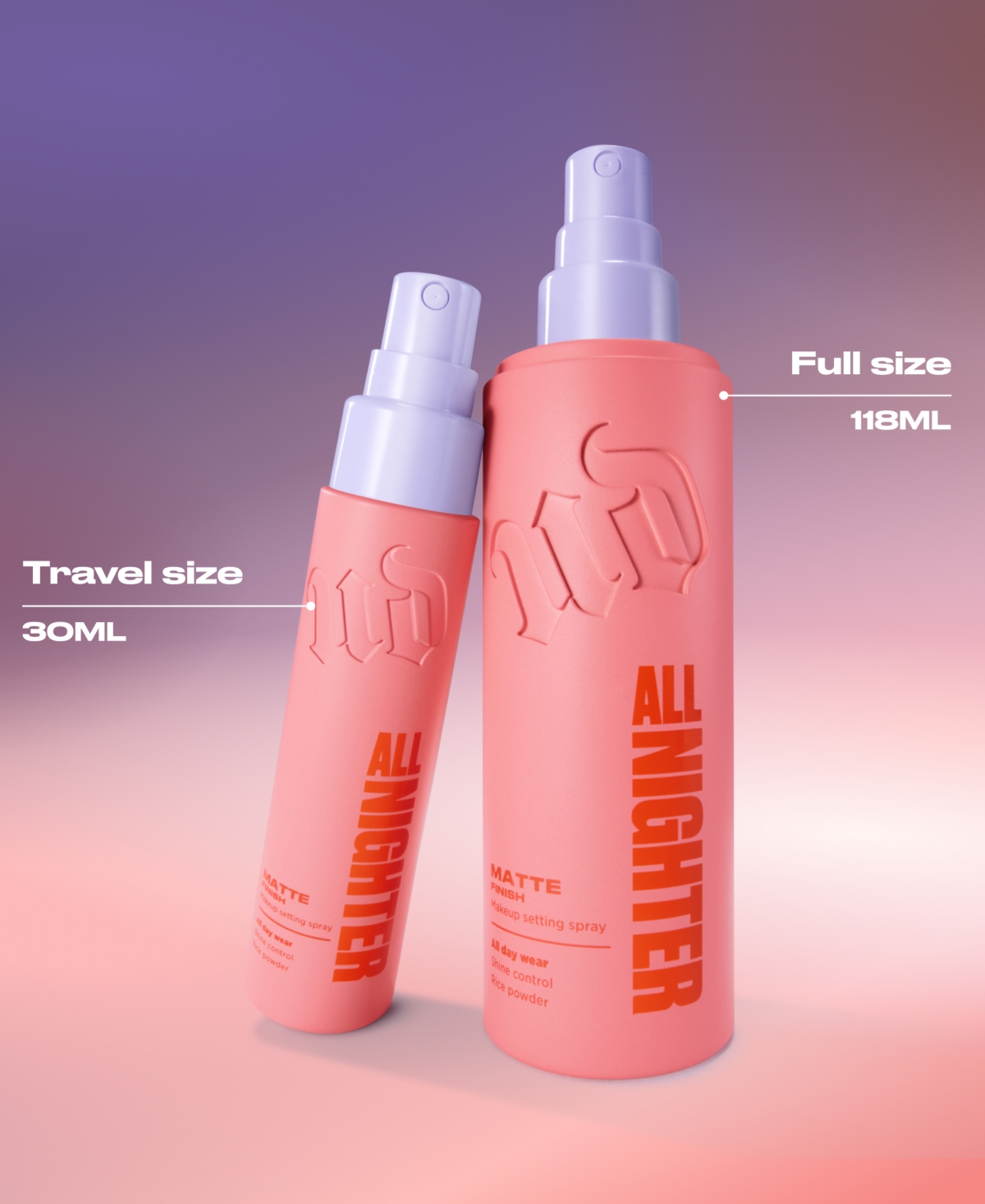Urban Decay All Nighter Matte Setting Spray In Transparent