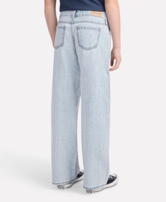 Girls Low-Rise Seamed Baggy Jeans