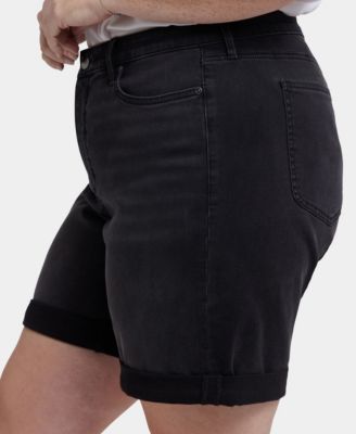 Plus Size Diana Relaxed Denim Shorts