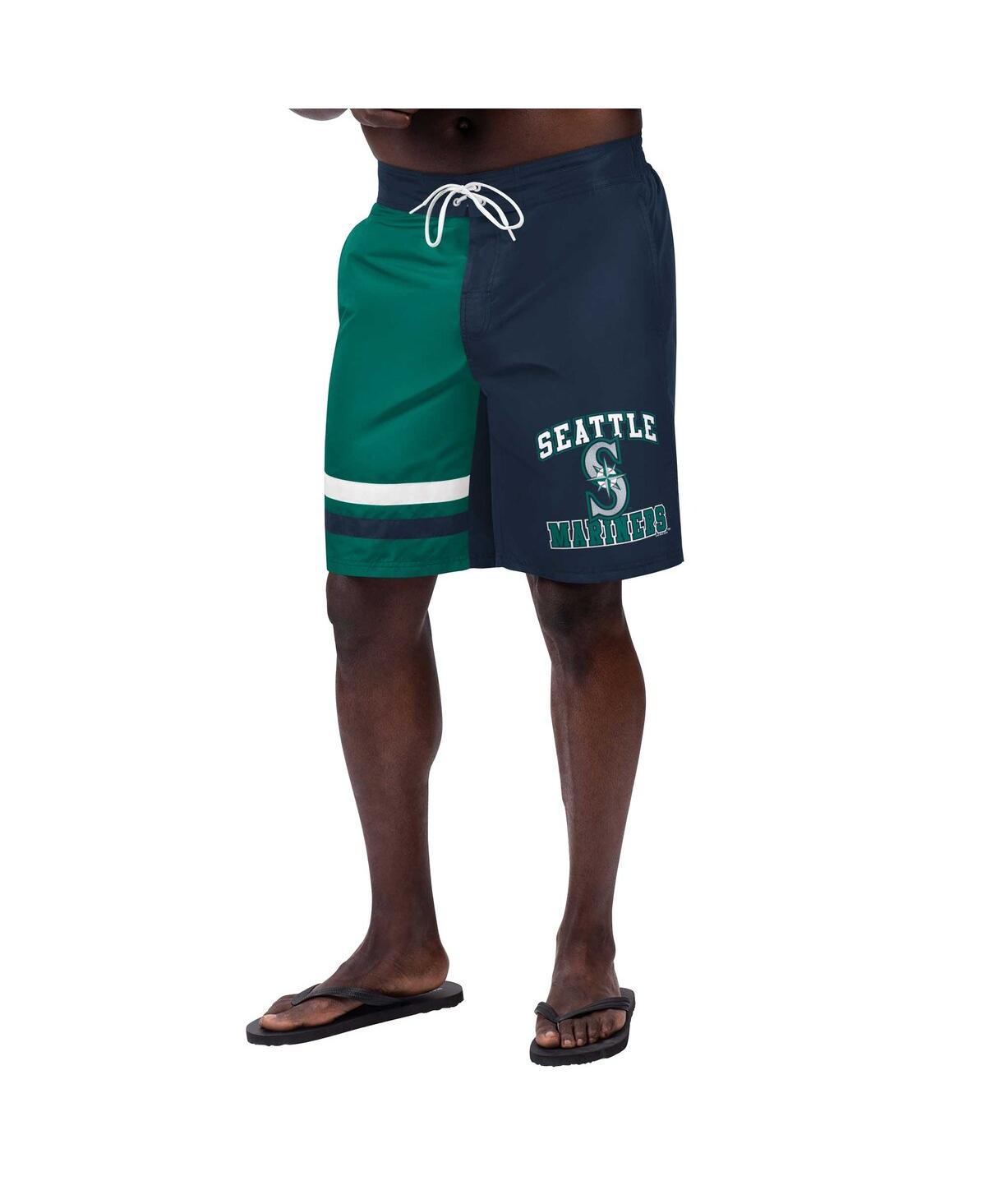 Men's Navy Seattle Mariners Anchor Swim Trunks - Navy