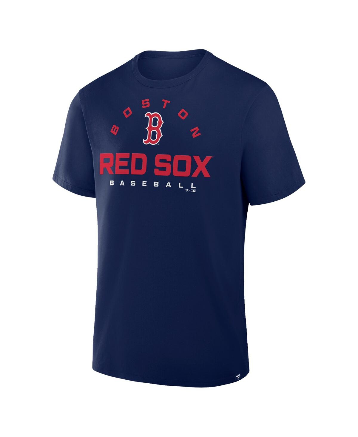 Fanatics Men's Navy Boston Red Sox Clubhouse Legacy Primary Play T-shirt In Blue