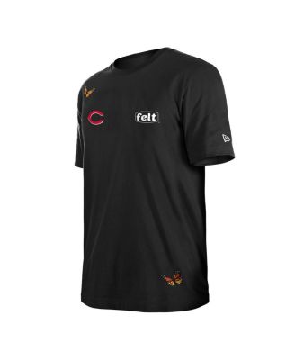 x Felt Men's Black Cincinnati Reds T-Shirt