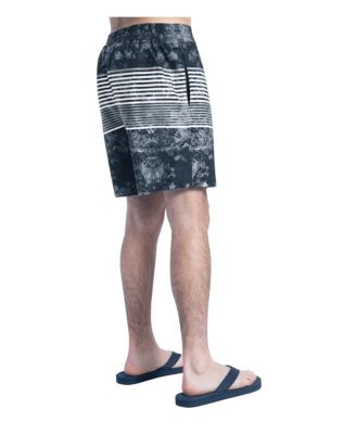 Men's Navy/Gray Houston Texans Horizon Volley Swim Shorts