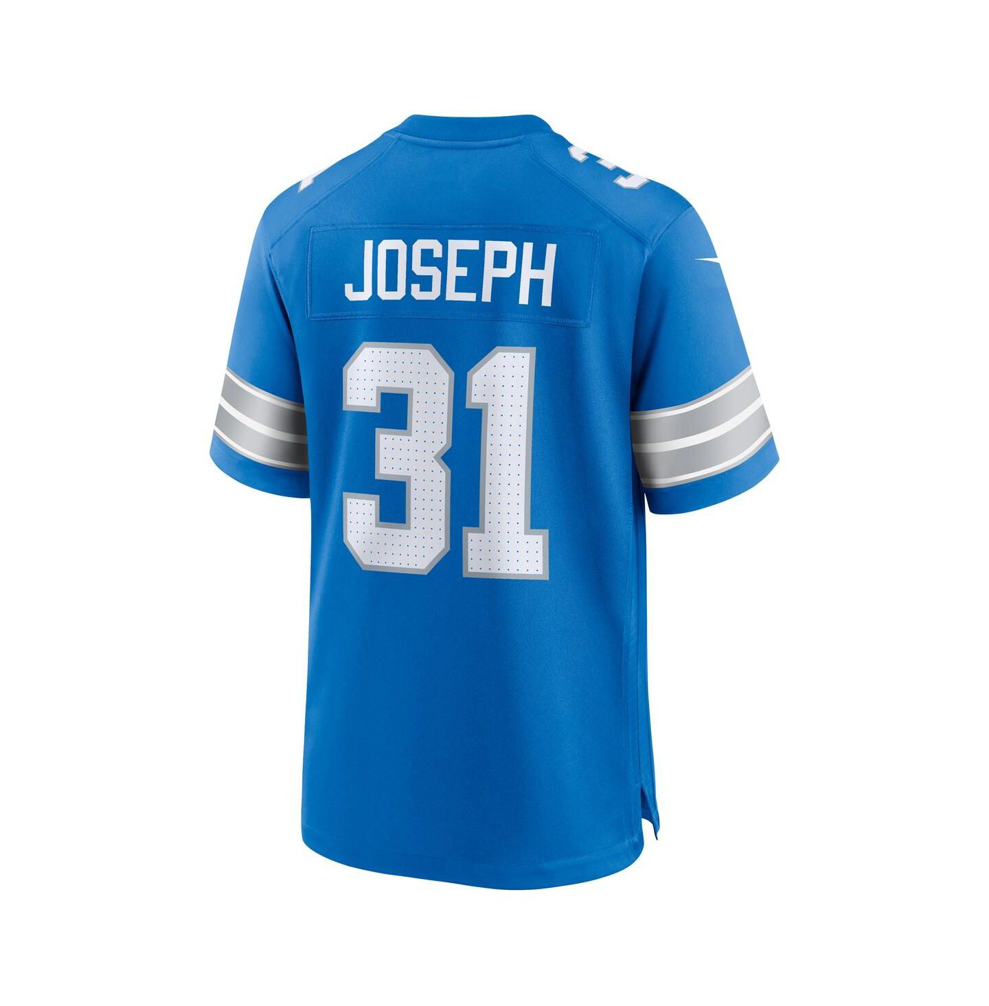 Мужской топ Nike Kerby Joseph Blue Detroit Lions Team Game Jersey — фото 3
