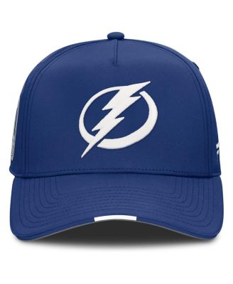 Men's Blue Tampa Bay Lightning 2025 NHL Draft Authentic Pro On-Stage Podium A-Frame Adjustable Hat